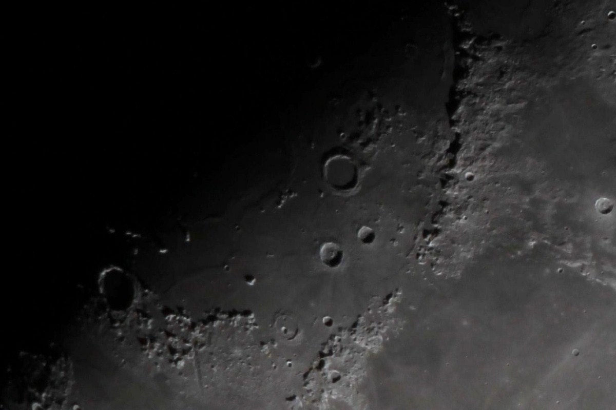 Détail de la Lune, le 9 mars