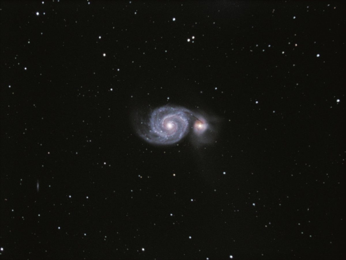 M51 la galaxie du tourbillon à 27,4 millions a.l