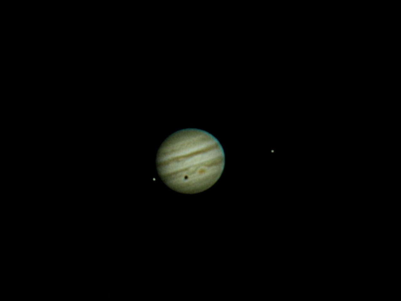 Eclipse sur Jupiter, le 09 mars 2014.